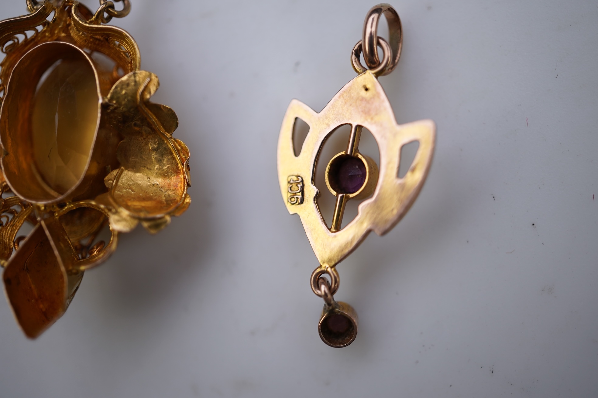 Two pendants